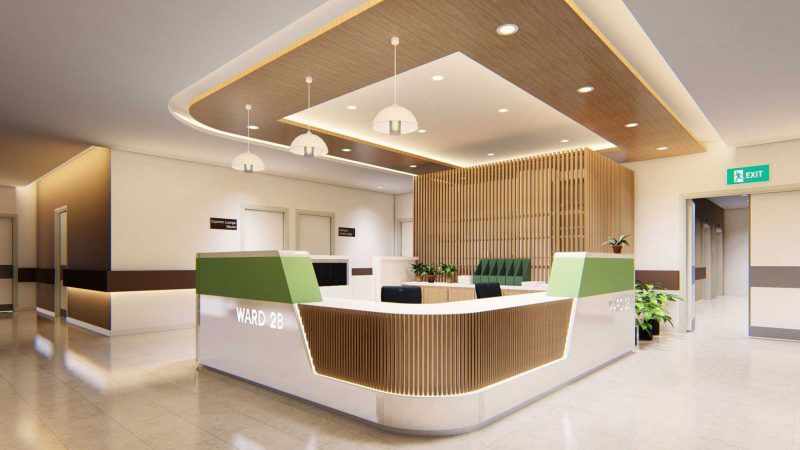 Pantai Hospital Ipoh Lobby Design