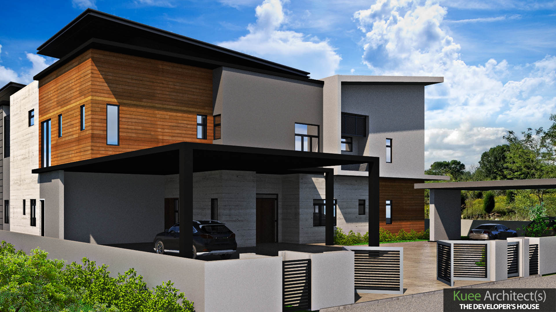 modern Bungalow Design in Meru Perak by Kuee Architect (3)
