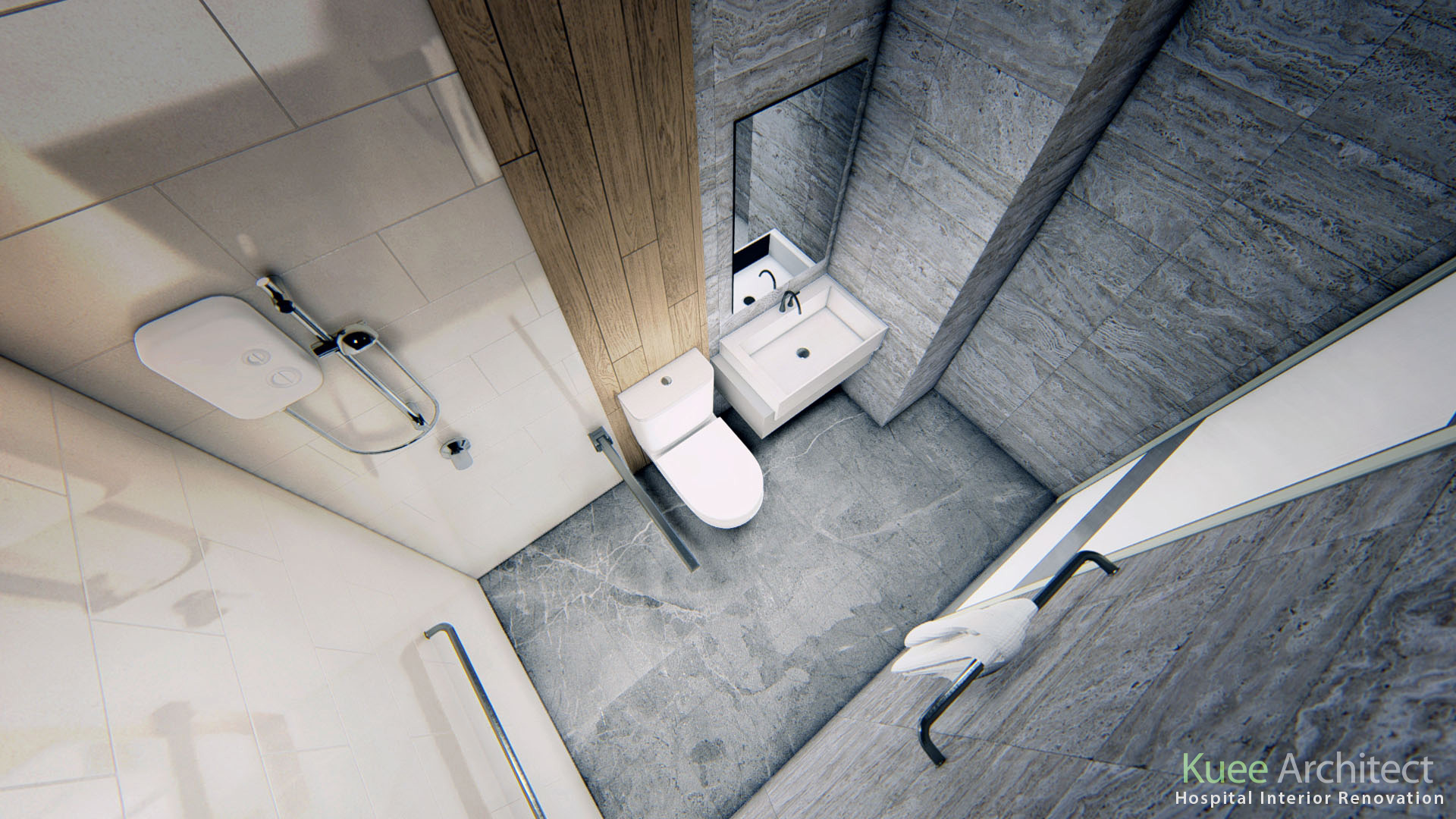 Modern hospital toilet design