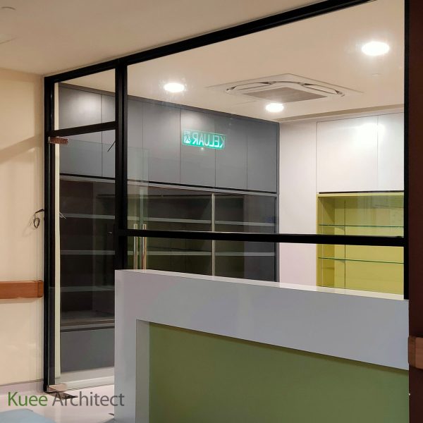 Modern hospital Interior on Site